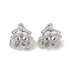 Brass Micro Pave Cubic Zirconia Charms KK-B166-06P-1