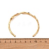 304 Stainless Steel Rhinestone Cuff Bangles for Women BJEW-L610-23G-5