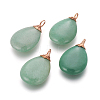 Natural Green Aventurine Pendants G-I214-B04-2