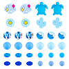 108Pcs Food Grade Eco-Friendly Silicone Beads SIL-TA0002-74-2