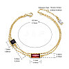 SHEGRACE 925 Sterling Silver Multi-strand Bracelets for Women JB452B-2