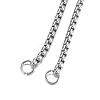 201 Stainless Steel Box Chain Slider Necklace Making LS-MAK-H100-01P-1-2