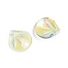 Transparent Glass Charms GLAA-H016-05E-22-2