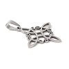 Non-Tarnish Hollow Out 201 Stainless Steel Pendants LS-STAS-G330-01B-P-2