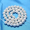 AB Color Plated Shell Pearl Round Bead Strands BSHE-L011-12mm-C001-3