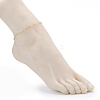 Brass Cable Chain Anklets AJEW-AN00411-4