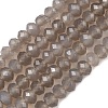 Natural Grey Agate Bead Strands G-D344-A19-03-3