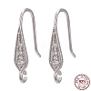Anti-Tarnish Rhodium Plated 925 Sterling Silver STER-L054-16P-5