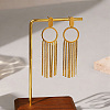 304 Stainless Steel Stud Earrings WG624B0-01-1