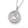 304 Stainless Steel Pendant Necklaces NJEW-O108-26P-2
