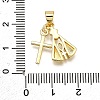 Rack Plating Brass Pendants KK-D343-09G-3