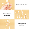 Unfinished Blank Wooden Robot Toys DIY-WH0097-05-6