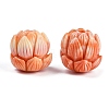 Synthetic Shell Dyed Carved Beads SHEL-M022-02-1