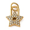 304 Stainless Steel Rhinestone Pendants RB-CBA324D-01G-13-1