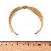 304 Stainless Steel Cuff Bangles for Women BJEW-F509-02B-G-5