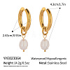 Stainless Steel Hoop Earrings ZU9248-3-1