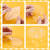 4-Tier Acrylic Cupcake Stand for Dessert Table AJEW-WH0596-209-4