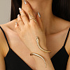 Snake Alloy Cuff Bangles & Cuff Rings Sets FS-WG6CA5E-01-1