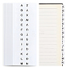 15Pcs Paper Letter Self-Adhesive Stickers DIY-SP0006-56A-1