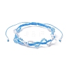 Glass Seed Beads Braided Beaded Bracelets for Women BJEW-MZ00215-03-2