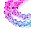 Baking Painted Glass Bead Strands DGLA-A039-T4mm-A08-3