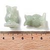 Natural Green Aventurine Carved Figurines DJEW-L023-G14-3