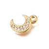 304 Stainless Steel Rhinestone Pendants STAS-E531-06G-2