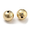 Rack Plating Eco-friendly Brass Beads KK-M257-05A-G-2