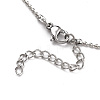 304 Stainless Steel Ball Chain Necklaces NJEW-JN02912-03-3