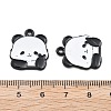 Panda Theme Alloy Enamel Pendants ENAM-F150-03-3