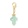 9Pcs Glass Pendant Decorations X1-HJEW-JM03929-01-4