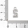 Brass Micro Pave Clear Cubic Zirconia Pendants LS-ZIRC-I067-02C-3
