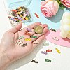 80Pcs 8 Colors Alloy Enamel Pendants ENAM-CJ0006-86-4