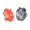 Baking Paint Transparent Glass Beads GL-CBA15FA-15-2