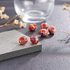 Chinese Style Alloy Enamel Beads ENAM-L015-25A-G-8