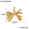 304 Stainless Steel Pendants STAS-OY012-87G-2