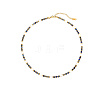 Natural Lapis Lazuli & Pearl Beaded Necklaces MG1904-4-1