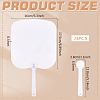 Fan Plastic Heat Transfer Blanks DIY-WH0580-53-2