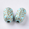 Plating Acrylic Beads OACR-S029-109-2