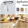 3Pcs 3 Colors Handmade Macrame Cotton Hanging Towel Holder AJEW-CN0006-37-5
