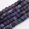 Natural Weathered Agate Beads Strands G-G705-10mm-12-1