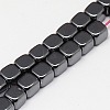 Non-magnetic Synthetic Hematite Beads Strands G-J172-4x4mm-04-3