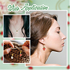 80Pcs 2 Colors Light Gold Plated Alloy Enamel Pendants ENAM-HY0001-49-5