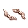 Wing Alloy Beads TIBEB-D037-02RG-RS-1