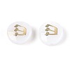 Natural Freshwater Shell Beads BSHE-ZX007-03F-4