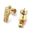 304 Stainless Steel Stud Earrings for Women EJEW-K271-03B-G-5