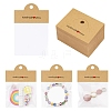 100Pcs Rectangle Clear Plastic Jewelry Packaging Bags PW-WG73B52-01-1