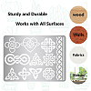 Custom Stainless Steel Cutting Dies Stencils DIY-WH0289-023-6