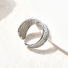 304 Stainless Steel Open Cuff Rings RJEW-H261-02P-2