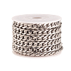 304 Stainless Steel Cuban Link Chains CHS-CJ0001-27B-1